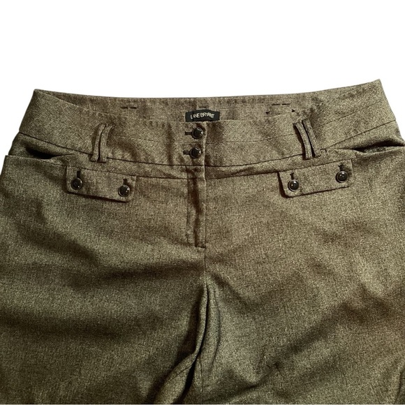 Lane Bryant Tan Flare Trousers, Stretch, Plus Size 28 - Picture 5 of 8